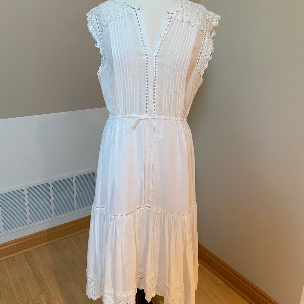Rebecca Taylor Stitch Square Embroidered Maxi